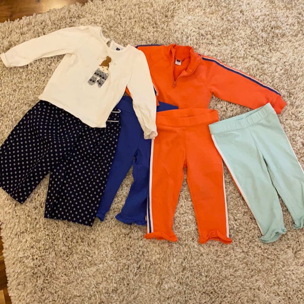 Bundle of Janie and Jack clothes 2t